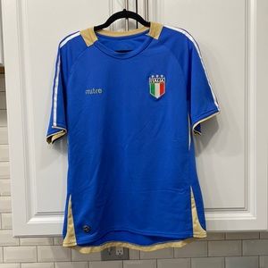 Blue Italian Soccer Jersey (Italia)
